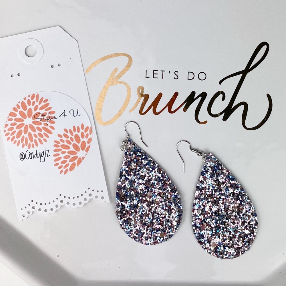 Faux Leather Earrings